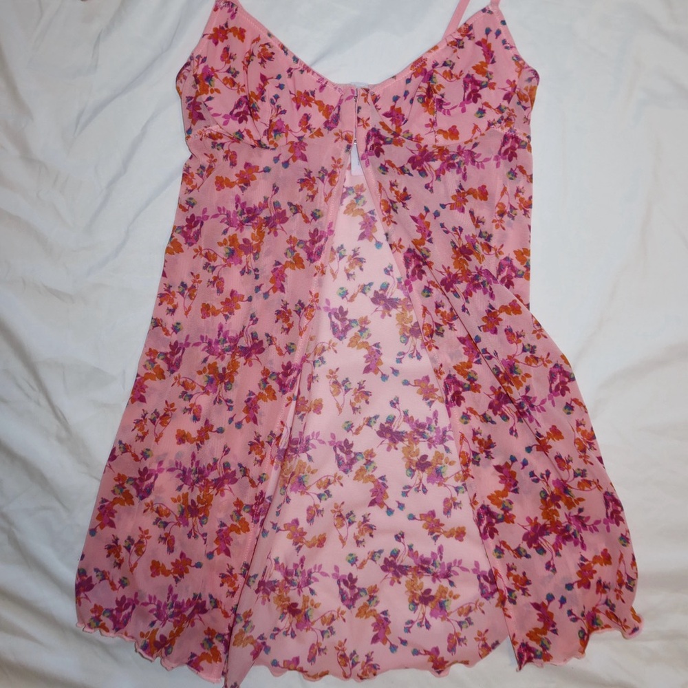 Urban Outfitters Pink Floral Top
